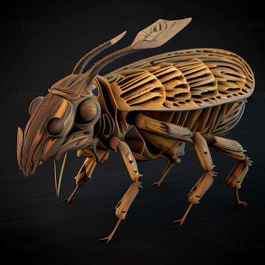 3D model Rhysothorax rufus (STL)